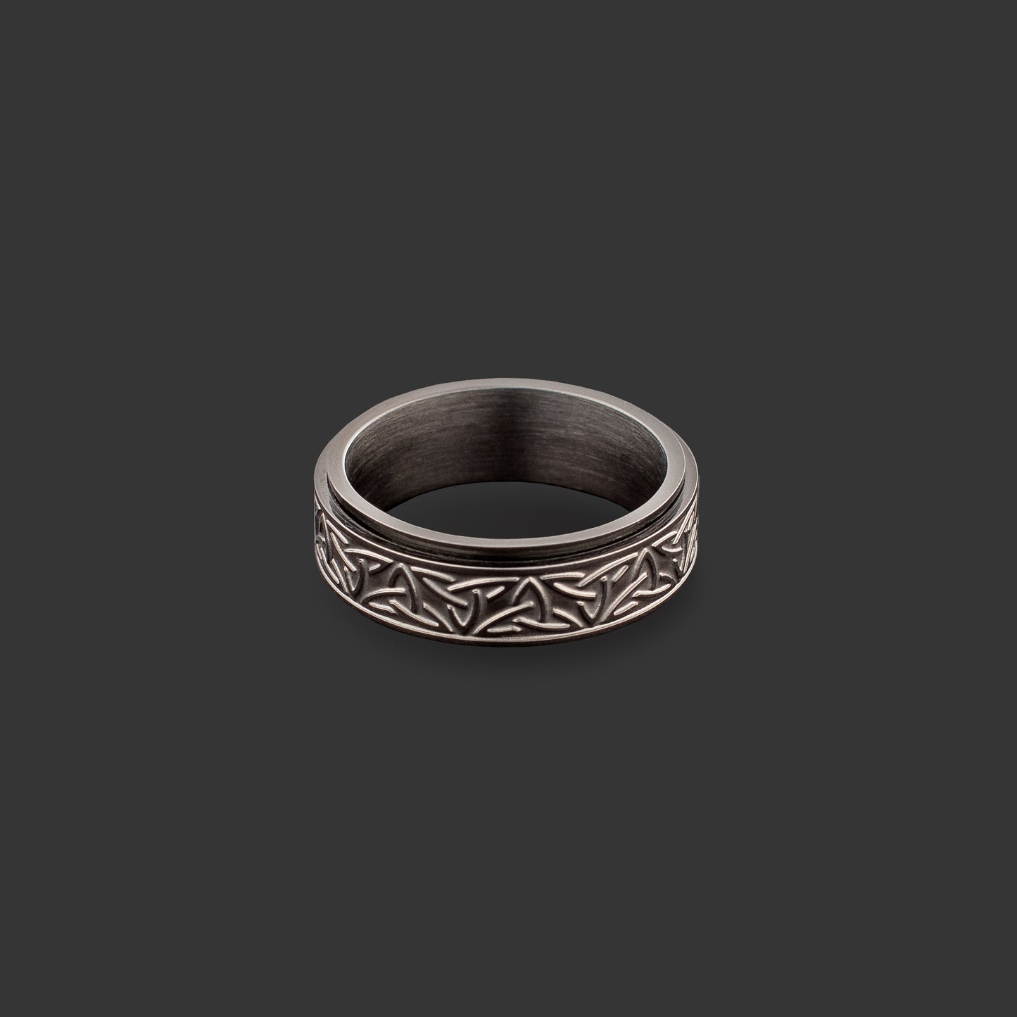 Black Kinetic Triquetra