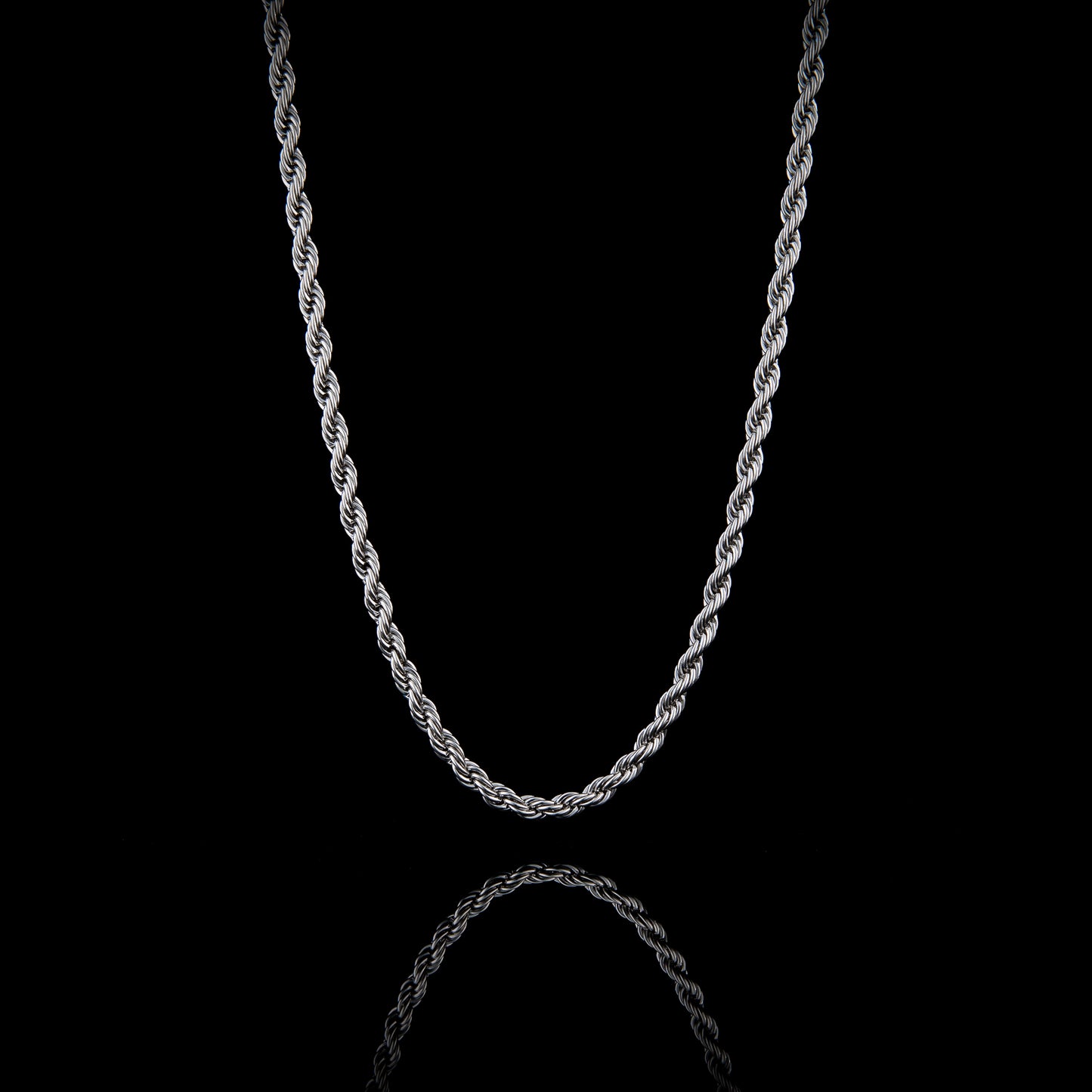 Men's Silver Rope Chain