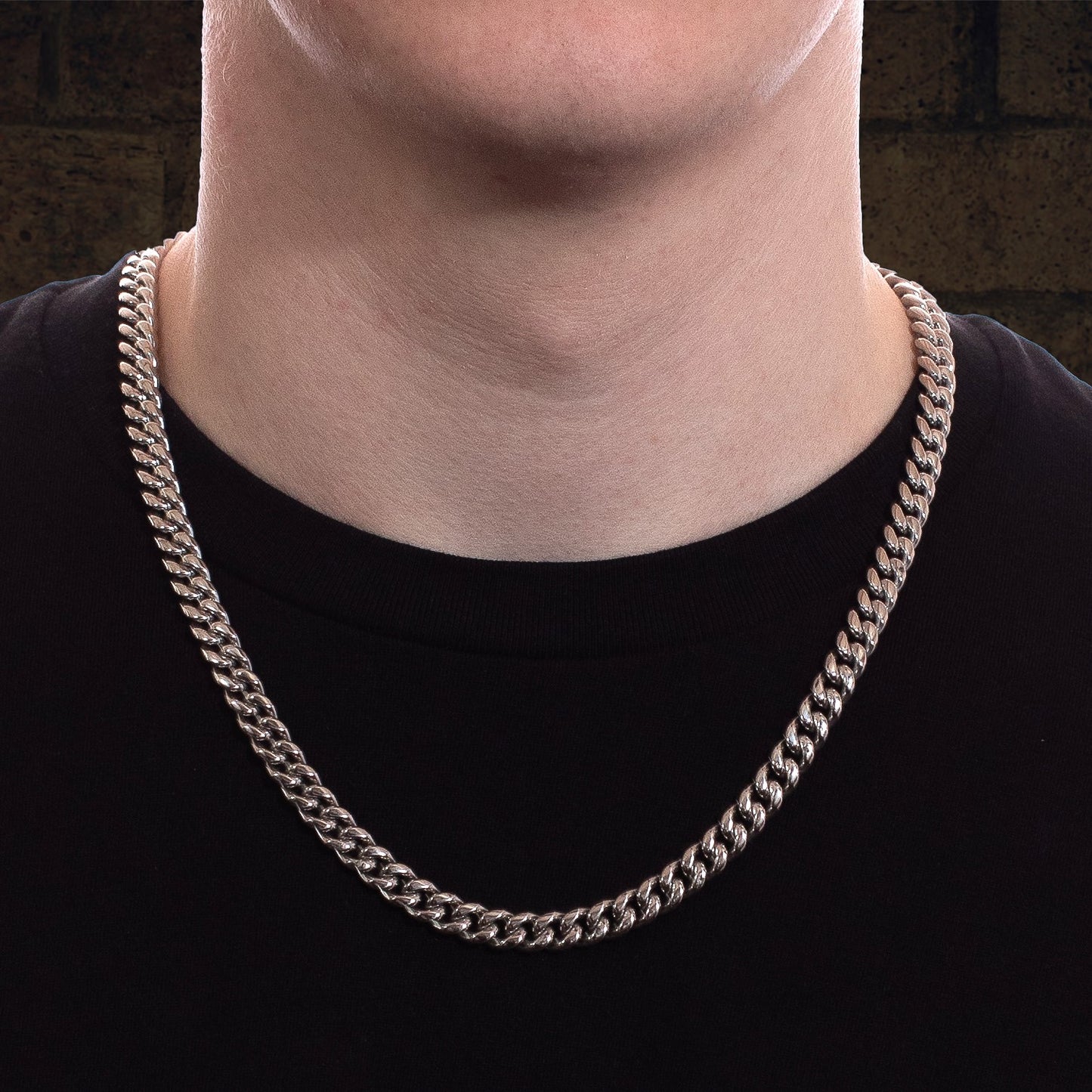 Men's Silver Cuban Chain