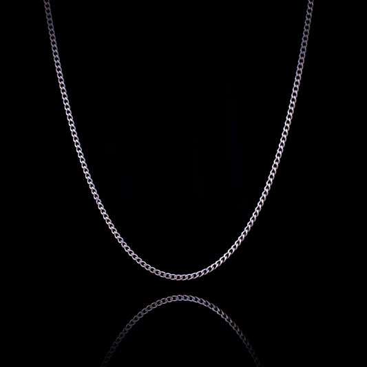 3mm Silver Curb