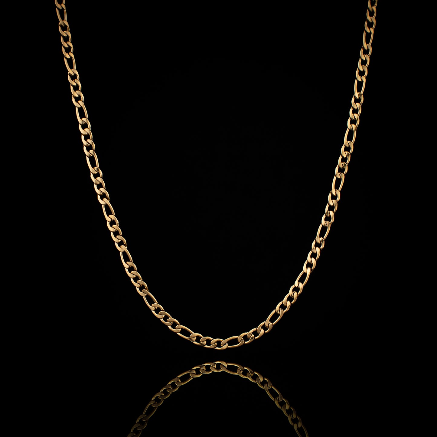 5mm Gold Figaro