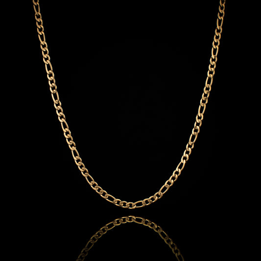 5mm Gold Figaro