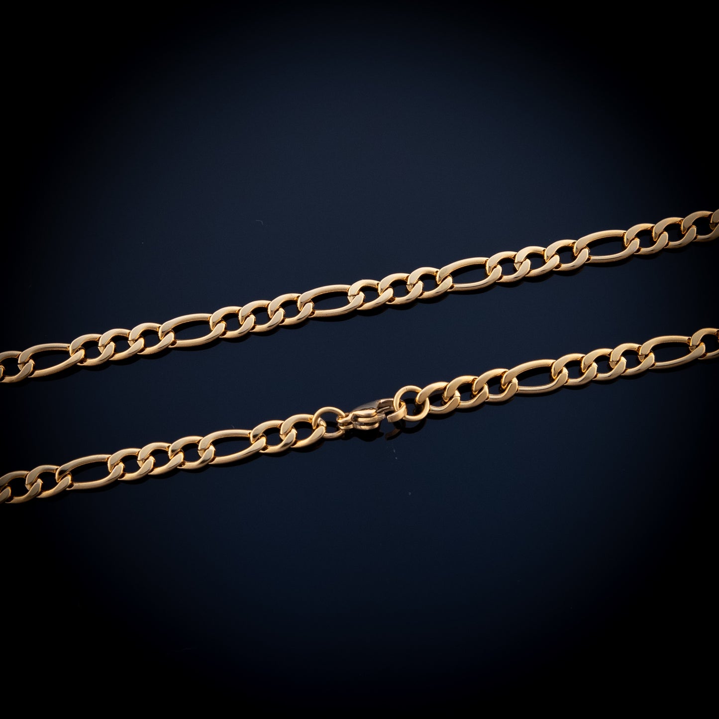 5mm Gold Figaro