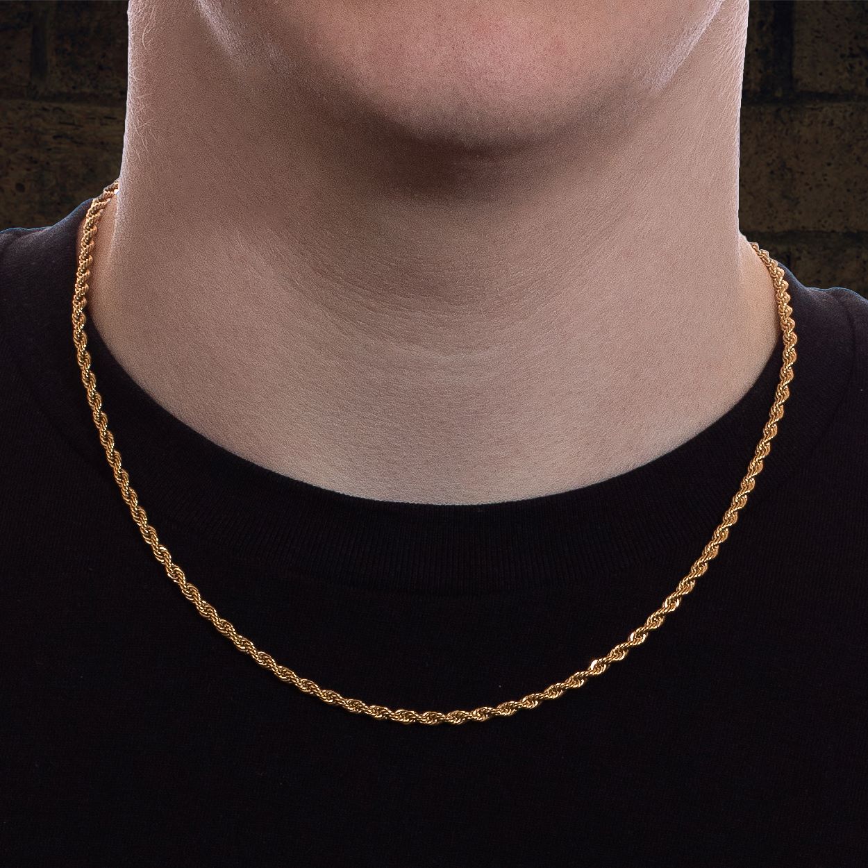 Men's Gold Rope Chain