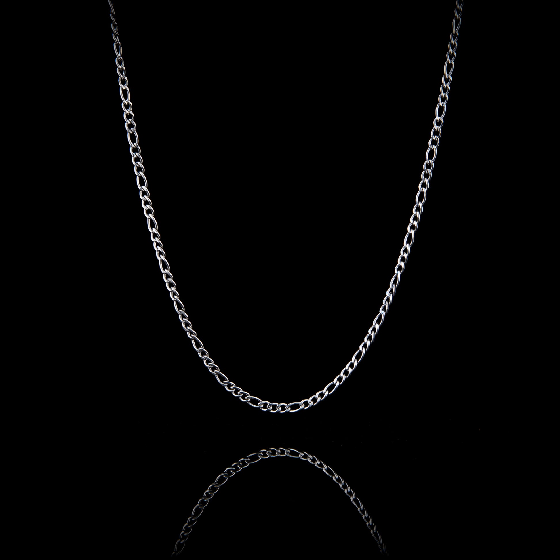 Men's Silver Figaro Chain