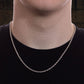 Men's Silver Rope Chain