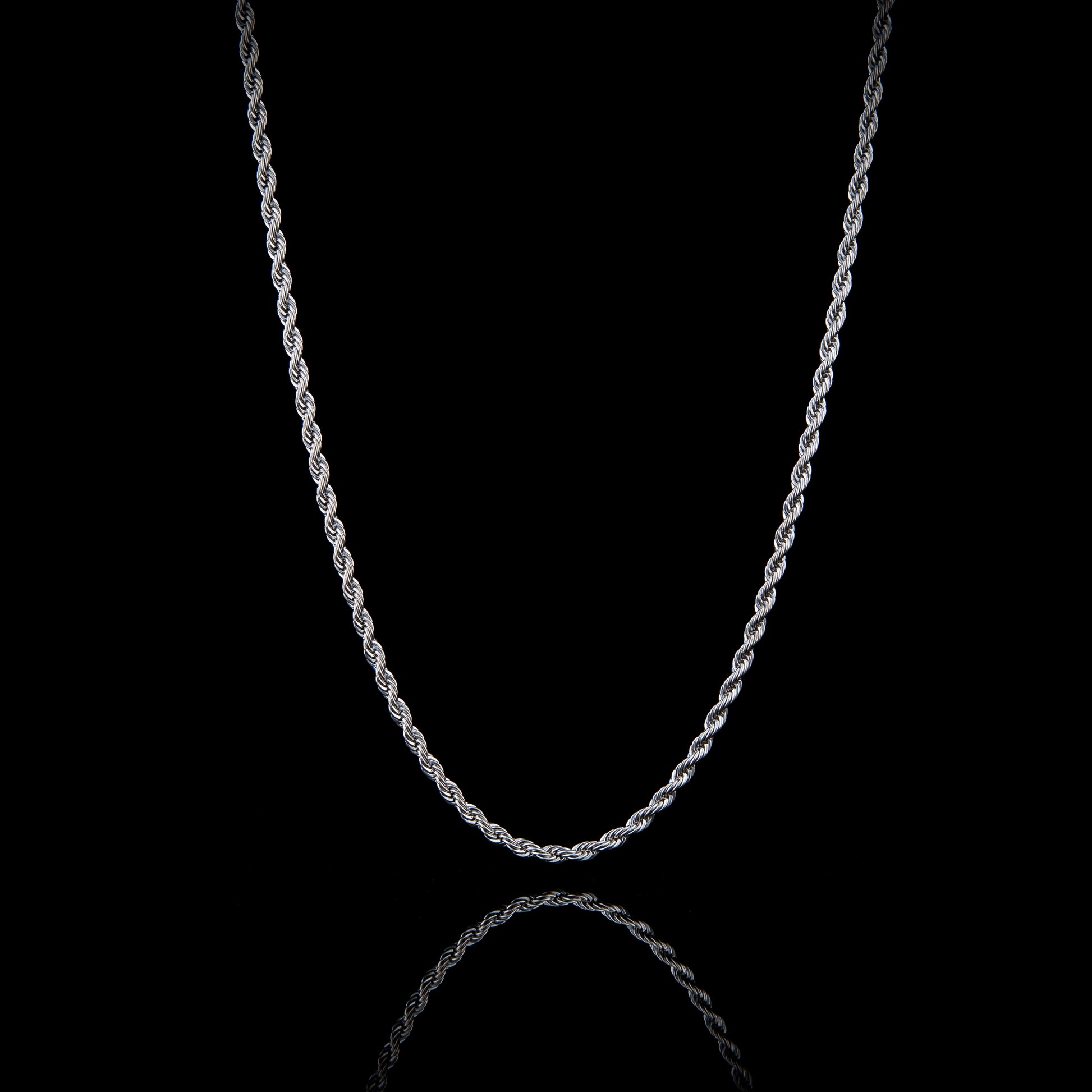 Men's Silver Rope Chain