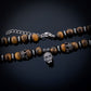 Men's Tiger Eye Skull Chain