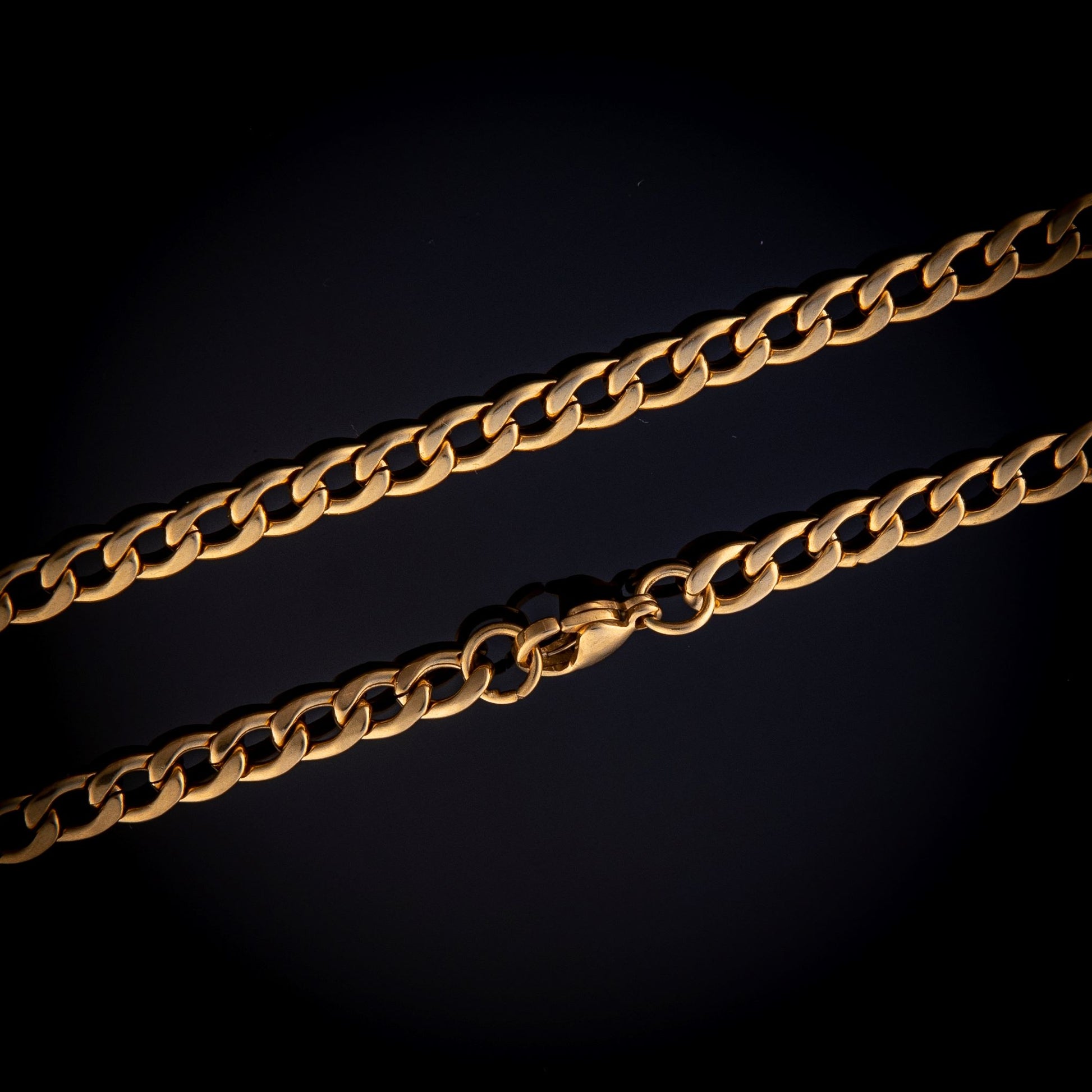 Men's Gold Curb Chain