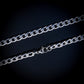Men's Silver Curb Chain