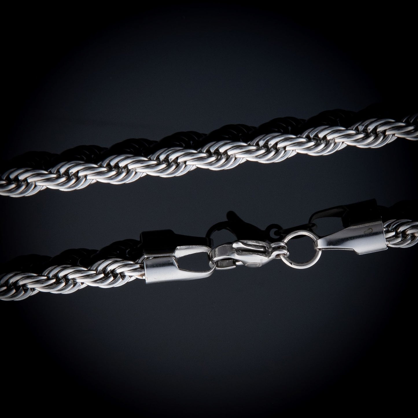 Men's Silver Rope Chain