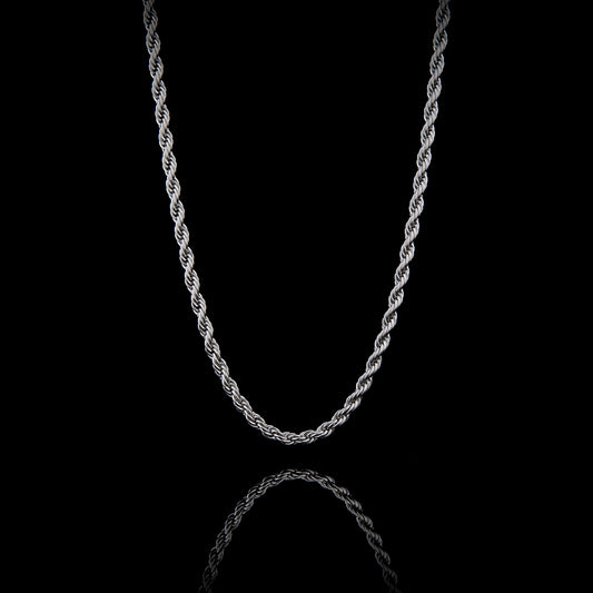 Men's Silver Rope Chain