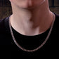 Men's Silver Curb Chain