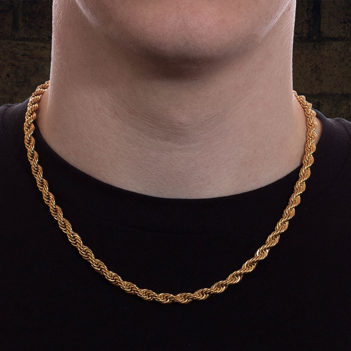 Men's Gold Rope Chain