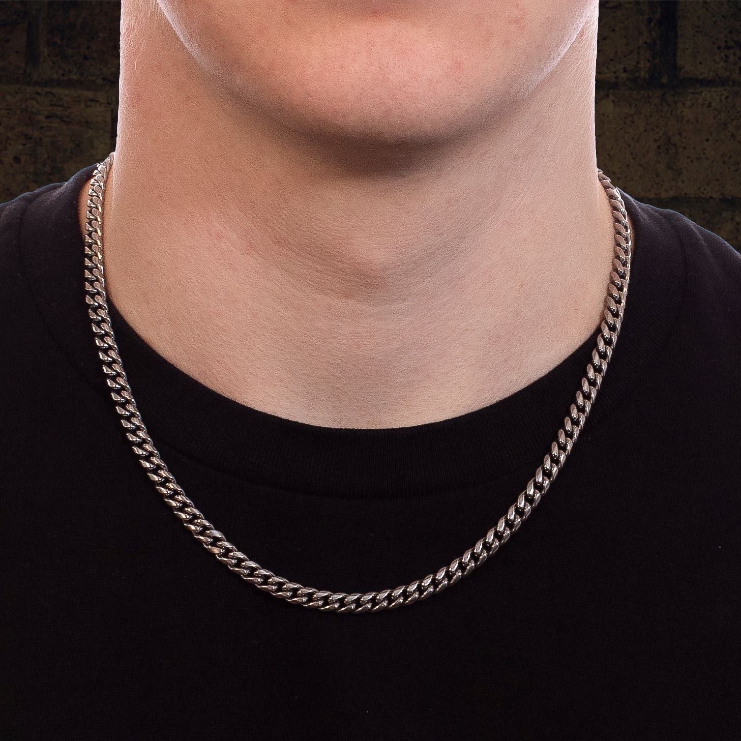 Men's Silver Cuban Chain