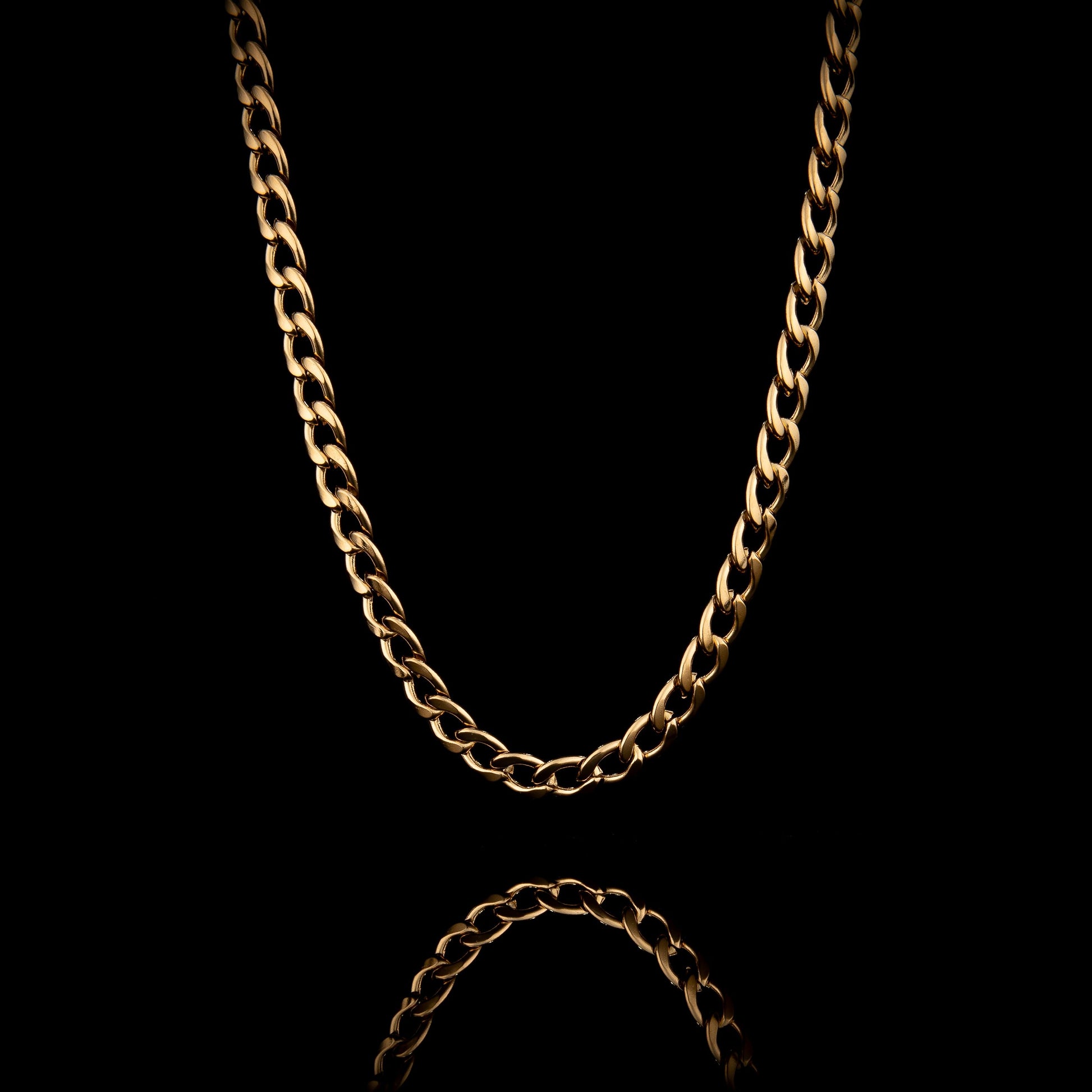 Men's Gold Curb Chain