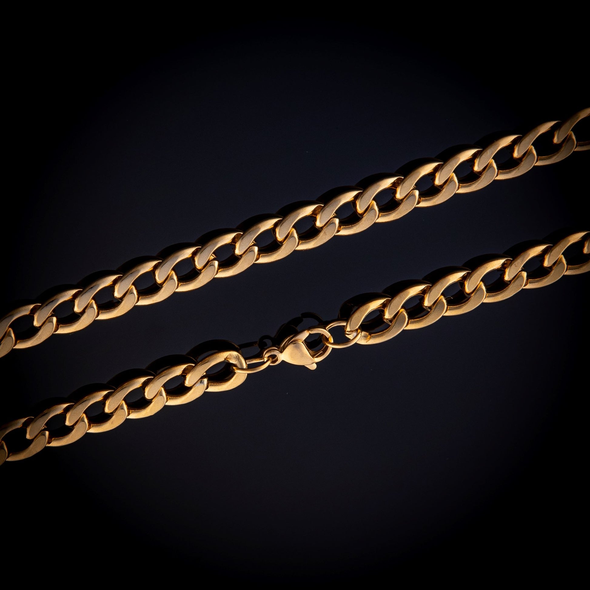 Men's Gold Curb Chain